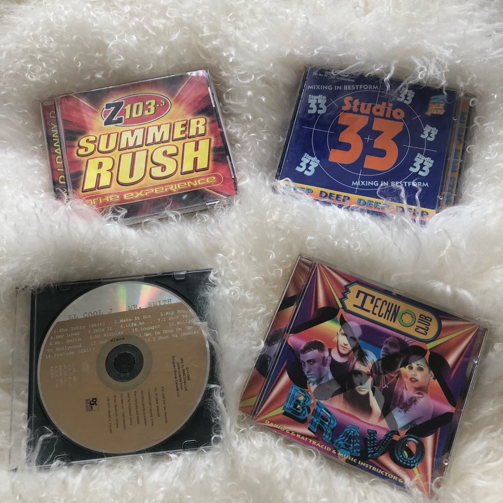 Vintage 90s hits Music CD EDM mostly bundle 4 PACK!!!